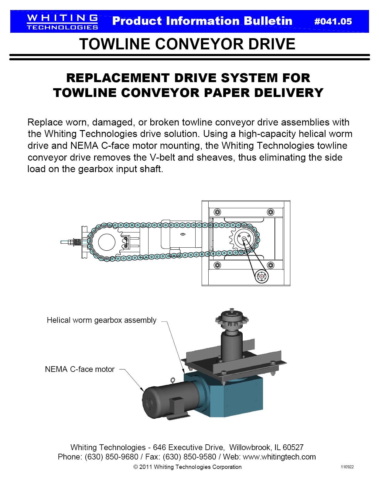 Towline Conveyor Drive